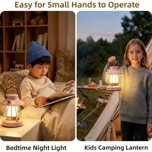 Kids Lantern with 3 Color Light & USB