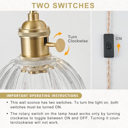 Plug in Wall Sconce