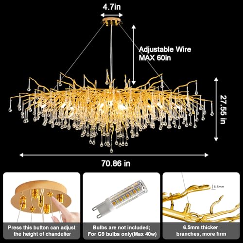 Crystal Chandelier for Dining Room