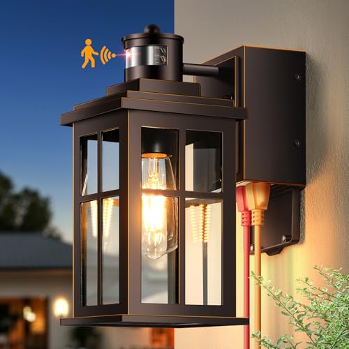Porch Light with GFCI Outlet