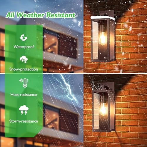 15” Large Outdoor Wall Light Fixture