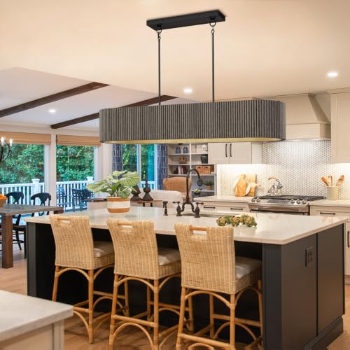 White Washed Wood Chandelier