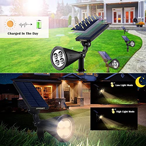 Solar Spot Lights Outdoor Adjustable Spotlights (4 Count)