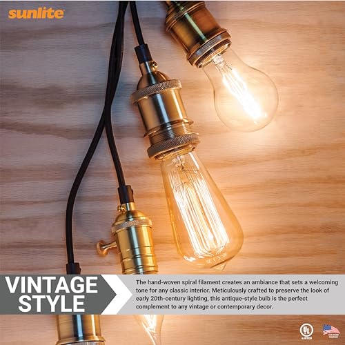 41753 LED Edison A19 Light Bulb 5.5 Watts (6 Count)