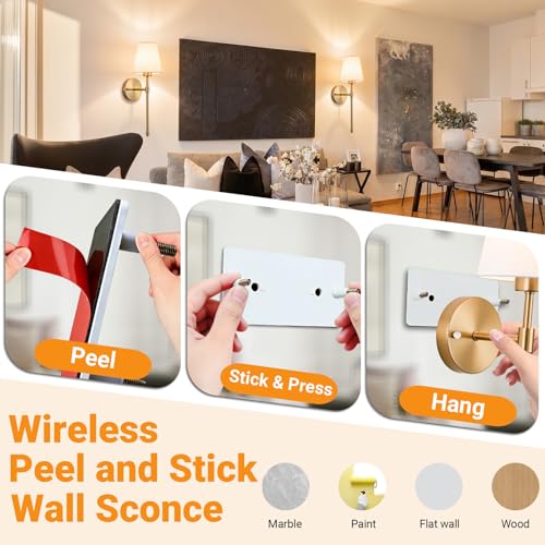 Battery Operated Wall Sconce