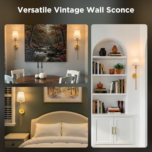 Battery Operated Wall Sconces Set of Two (2 Count)