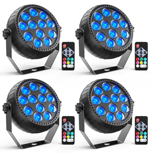Rechargeable Mini Par Lights (12 Count)