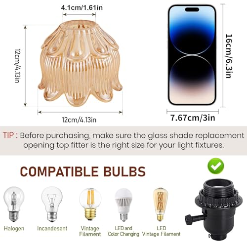 Tulip Lamp Shades Replacement