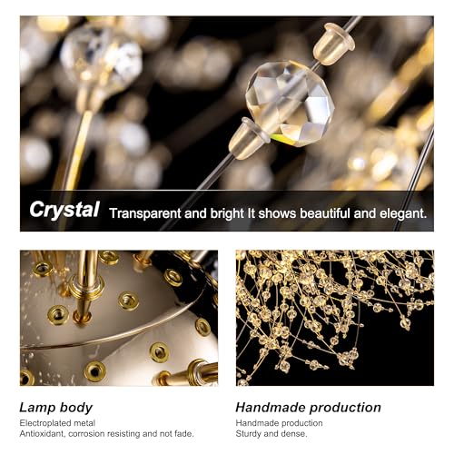 Firework Cryatsl Chandelier 30 inch