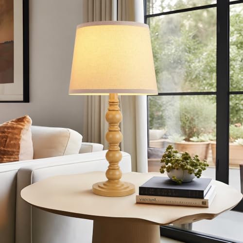 Set of 2 Farmhouse Table Lamps (Brown)