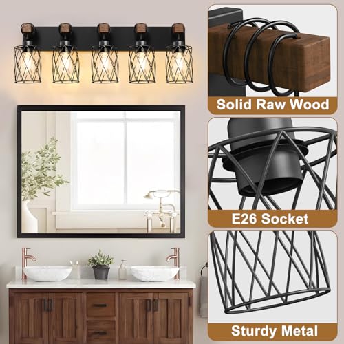 Farmhouse Bathroom Vanity Light