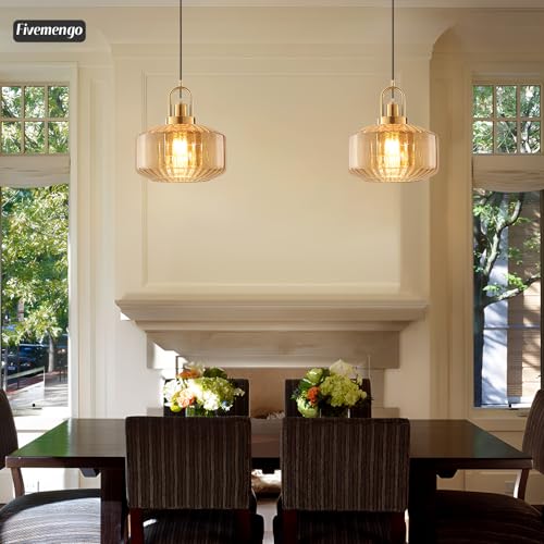 11.8in Mid Century Modern Pendant Light