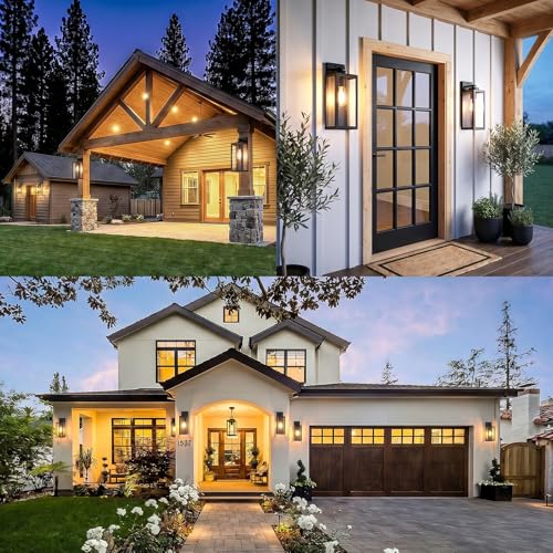 15" Large Upgraded Motion Sensor Outdoor Wall Lights (2 Count)