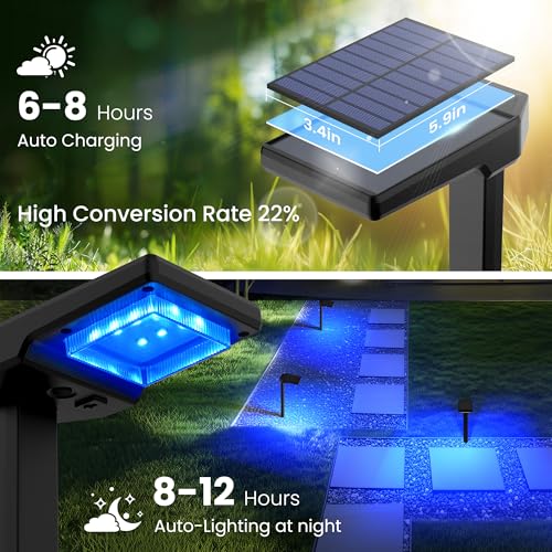Solar Pathway Lights Outdoor (6 Count)