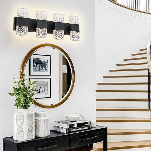 LED Bathroom Vanity Light 32W Crystal Vanity Light Bar 23.6 in