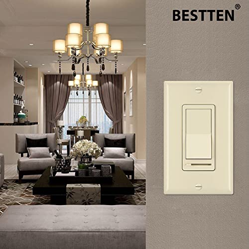 6PK Dimmer Wall Light Switch (6 Count)