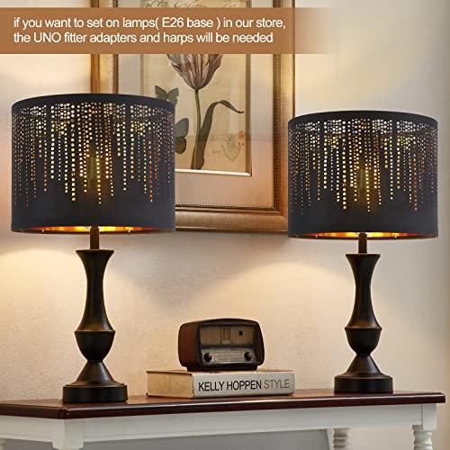 Black Lampshades Set of 2 (2 Count)