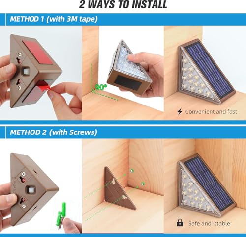 Solar Stair Lights (6 Count)