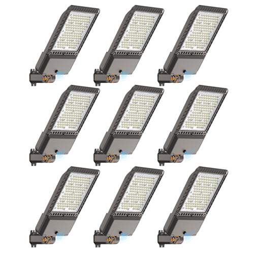 340W LED Parking Lot Light 85000LM Outdoor Street Lights 9 Pack (9 Count)