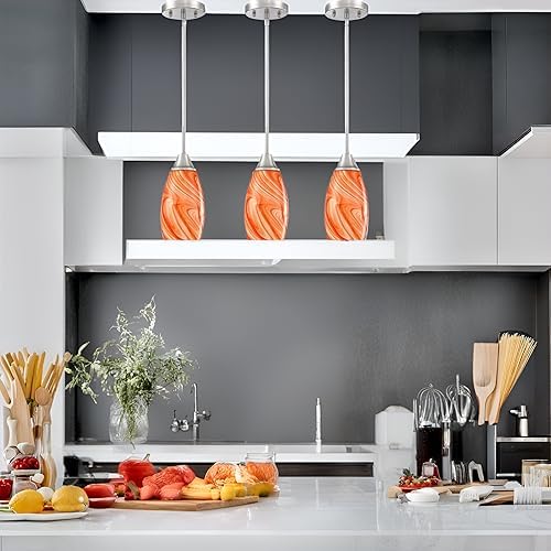Mini Glass Pendant Light (3 Count)