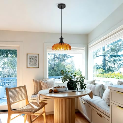 Orange Pendant Light