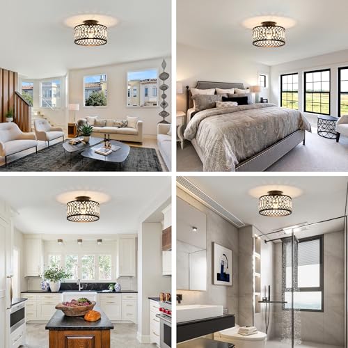 Crystal Ceiling Light Fixture