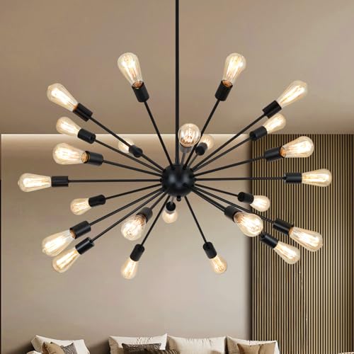 Large Black Chandelier