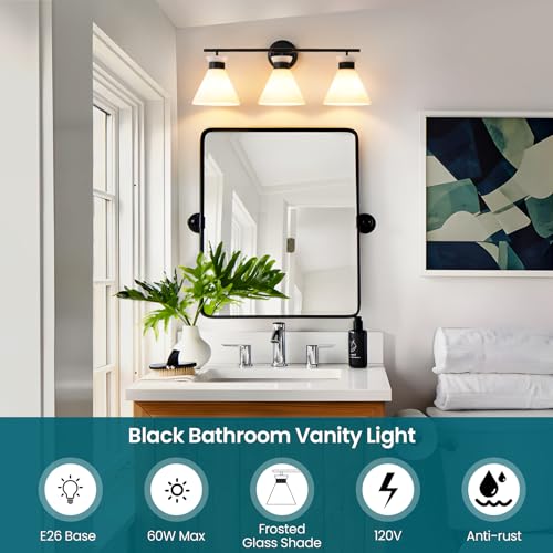 Black Bathroom Vanity Light Fixtures