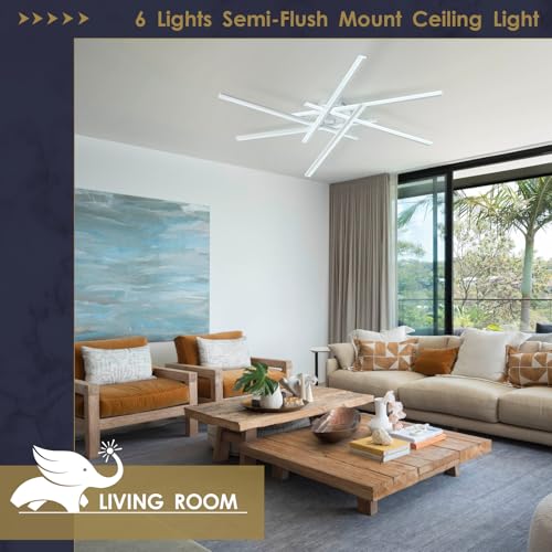 Modern LED Chandelier with Remote Control 6