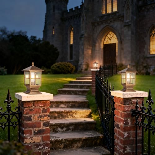 Modern Exterior Pillar Lights