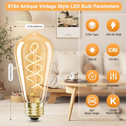 E26 LED Bulb 4W Equivalent 40 watt (4 Count)