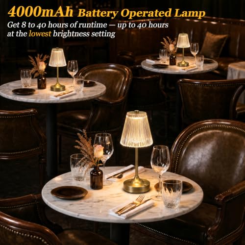 Bronze Cordless Rechargeable Table Lamp