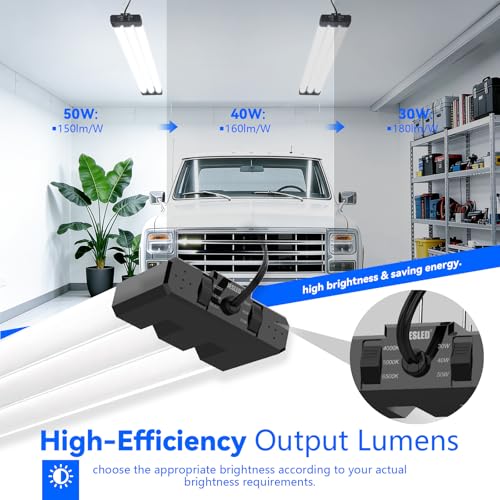 LED Shop Lights 4FT 7500LM (4 Count)