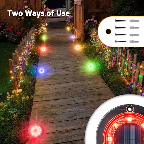 Solar Lights Outdoor Waterproof (12 Count)