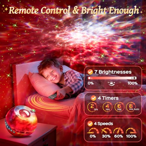 Galaxy Projector Whimsy Celestial Decor Dorm College Lamp