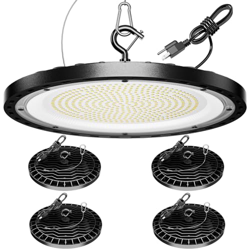 4 Pack 200W UFO LED High Bay Light