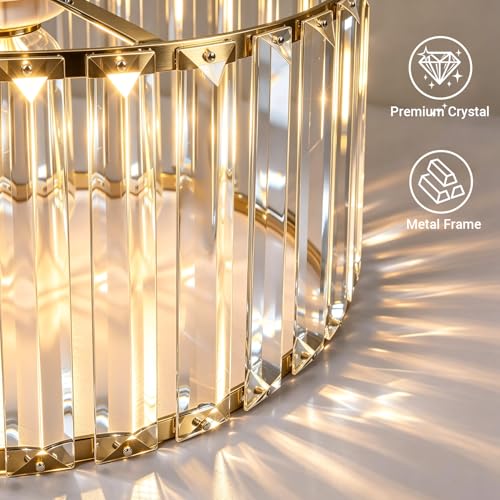 Brushed Gold Kitchen Pendant Lights Over Island with Adjustable Rods