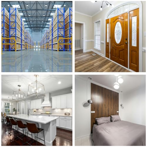 E26 LED Bulb 12W 6000K White LED Bulbs (4 Count)