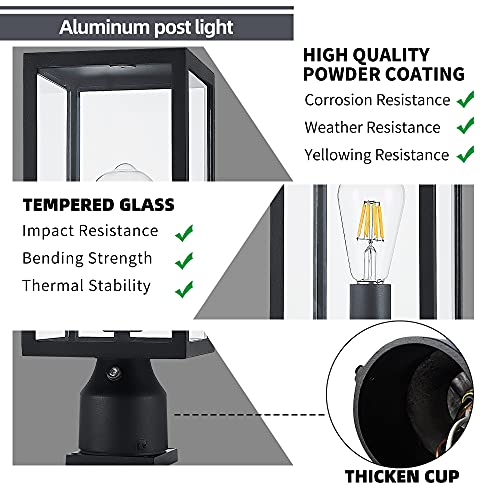Large Dusk to Dawn Outdoor Post Light