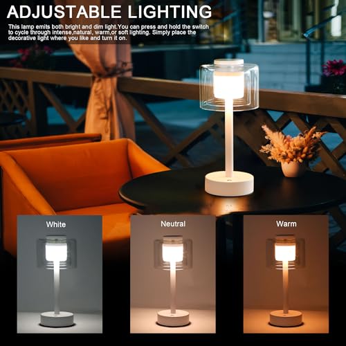 Industrial Touch Control Table Lamp 11" H 3