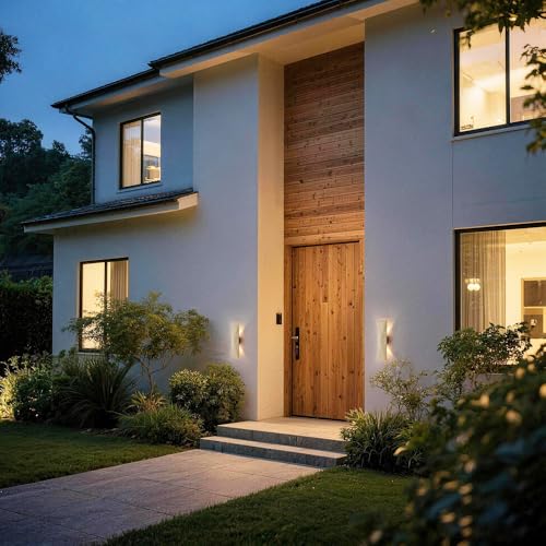 2 Pack 12.6in Japanese Style LED Wall Sconce