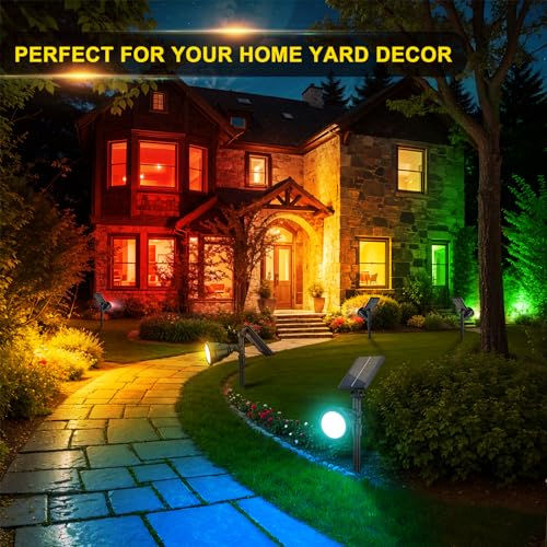 Solar Spot Lights Outdoor (2 Count)