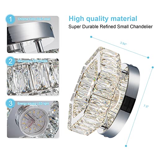 LED Mini Chandeliers with Crystals