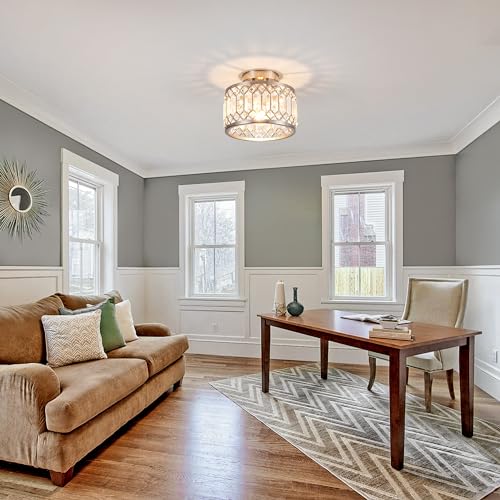 Crystal Ceiling Light Fixture