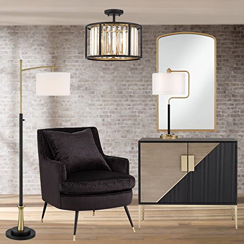 Milne 14" Wide Bronze and Brass Semi