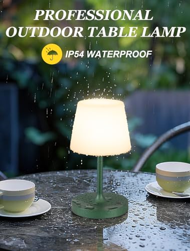 Green Cordless Shower Lamp Waterproof