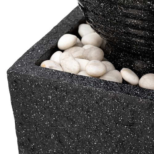 Outdoor Water Fountain with LED Light