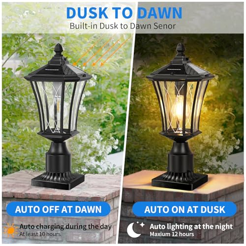 16" Solar Post Lights
