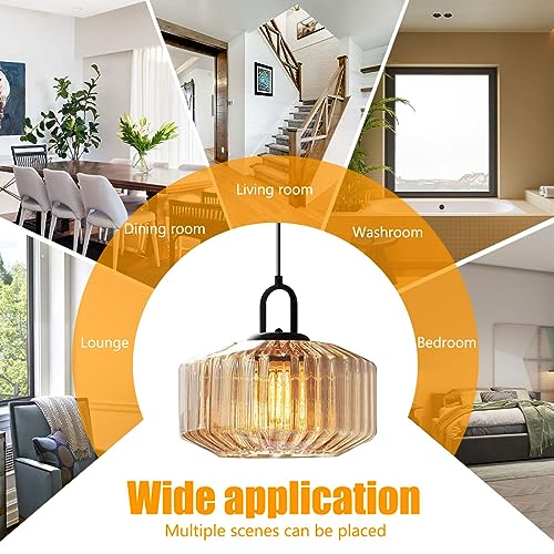 Glass Globe Pendant Light fixtures 1