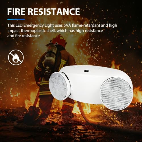 6 Pack Commercial LED Emergency Light